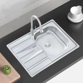 201/304 stainless steel single bowl farmhouse RV kitchen sink