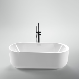 Vanity Art Freestanding Acrylic Bathtub