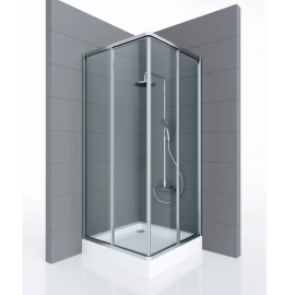 Sliding Curved Aluminum Complete Luxury Enclosed Self Cleaning Glass Shower Room