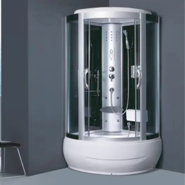 Turkish Round Black Luxury Corner Alloy Shower Cabin Room