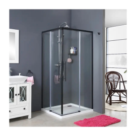 Factory direct Easy Installation Square Sliding Door Shower Room with 6mm tempered glass