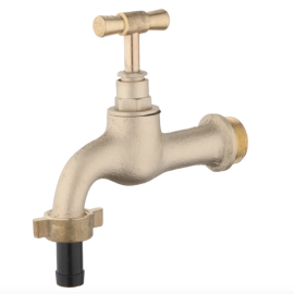 Brass Bibcock Garden Faucet Tap with T Handle Hose Barb