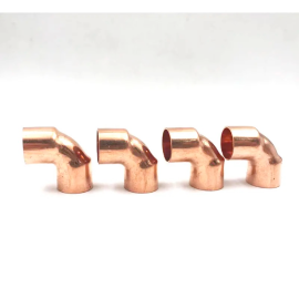 3/4in Copper 90-degree Elbow C x C Sweat Connection Short-Turn Copper Fitting for Refrigeration